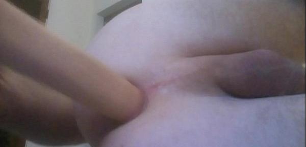  dildoing my hot ass after shower